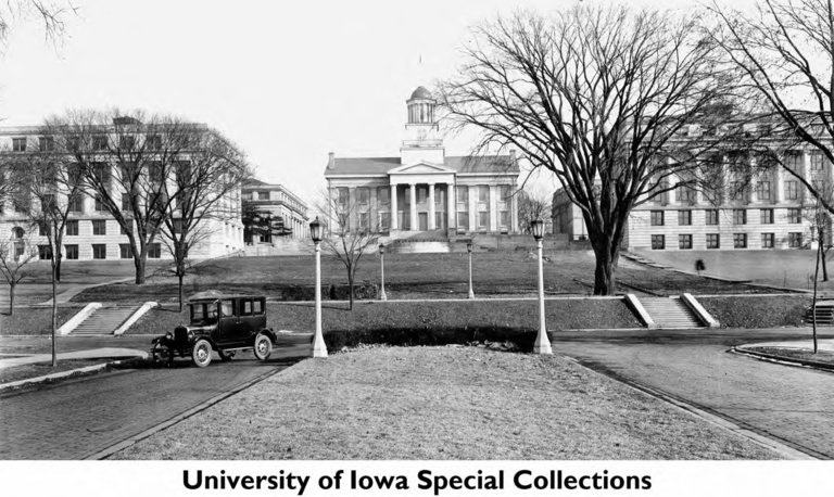 University of Iowa pentacrest, February 1927
