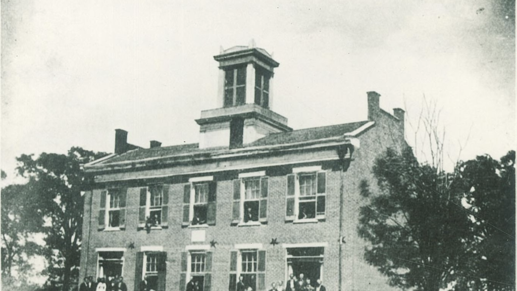 picture of the Old Mechanic’s academy, first university building
