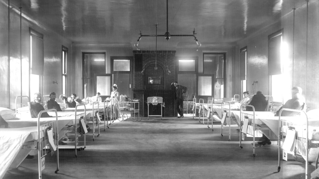 W. S. Robertson Ward, University Hospital, The University of Iowa, 1900s