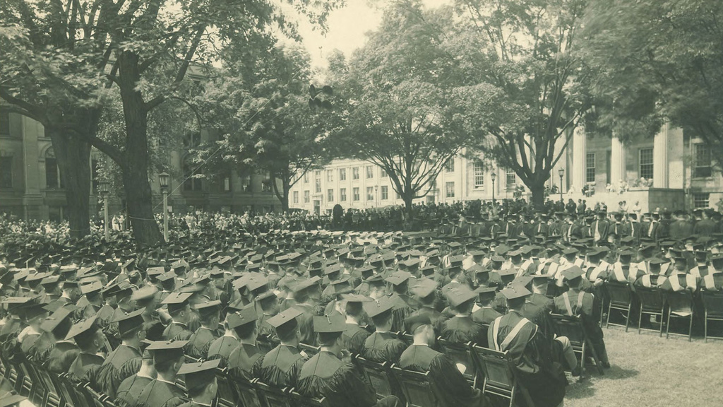 University of Iowa commencement from 1910